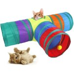 Linghhang - tunnel pour chat 3 voies pliable - jouet interactif pop - up labyrinthe maison - tunnel de ... Linghhang - tunnel pour chat 3 voies pliable - jouet interactif pop - up labyrinthe maison - tunnel de ...