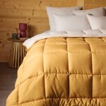 Linnea - couette polyester cocoon bicolore fibre creuse silicon�e l�ger (�t�) 240x220 cm