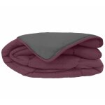 Linnea - couette polyester cocoon bicolore fibre creuse siliconée léger (été) 240x220 cm Linnea - couette polyester cocoon bicolore fibre creuse siliconée léger (été) 240x220 cm
