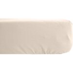Drap housse uni percale de coton manoir bonnet de 35 cm 120x190 cm Drap housse uni percale de coton manoir bonnet de 35 cm 120x190 cm