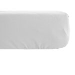 Linnea - drap housse uni percale de coton manoir bonnet de 35 cm 140x200 cm Linnea - drap housse uni percale de coton manoir bonnet de 35 cm 140x200 cm