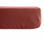 Linnea - drap housse uni percale de coton manoir bonnet de 35 cm 160x200 cm Linnea - drap housse uni percale de coton manoir bonnet de 35 cm 160x200 cm