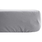 Linnea - drap housse uni percale de coton manoir bonnet de 35 cm 160x200 cm Linnea - drap housse uni percale de coton manoir bonnet de 35 cm 160x200 cm