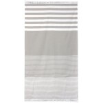 Drap de plage fouta coton 290 g / m rayures