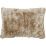 Housse de coussin collection astrakan fausse fourrure 55x80 cm