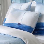 Linnea - taie d'oreiller percale de coton collection regate 50x70 cm