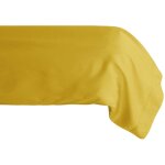 Taie de traversin uni percale de coton manoir