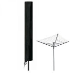 Bche, housse de protection impermable pour schoir parapluie - 165 x 30 x 30 cm - noir linxor