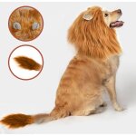 Lion crini�re pour chiens - perruque en fourrure pour halloween et no�l - accessoire pour v�tements pour ...
