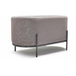 Frankystar - lipsia letherette - pouf ovale en létherette Frankystar - lipsia letherette - pouf ovale en létherette