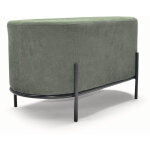Frankystar - lipsia velvet - pouf ovale en velours c�tel�