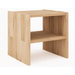 Lisa design - bonnie - table de chevet - ch�ne massif - 35 cm - bois
