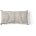 Lisa design - colombine - coussin - en velours c�tel� - 32x63 cm - beige