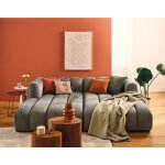 Lisa design - debbie - canapé modulable droit 3 places avec double méridienne - assise profonde - en ... Lisa design - debbie - canapé modulable droit 3 places avec double méridienne - assise profonde - en ...