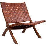 Lisa design - fernando - fauteuil - en simili - marron