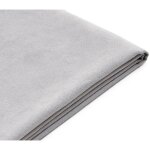 Lisa design - housses en tissu pour canap calgary d'angle 3 places + 1 pouf - gris clair