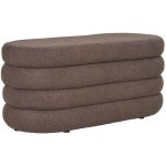 Lisa design - neo - pouf avec rangement - en tissu bouclette - marron Lisa design - neo - pouf avec rangement - en tissu bouclette - marron