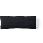 Onyx - coussin - en velours c�tel� - 22x60 cm - noir