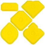 Lisseur spatule professionnelle silicone acryliques, extracteur pour joints parfaits, lot de 5, 1 x 5 ...