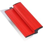 Lisseuse enduit, 25cm couteau � enduire, lame d'�cr�mage pour cloison s�che, spatule de lissage en acier ...