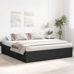 Maisonchic - lit adulte - 200 x 200 cm, cadre de lit noir 200x200 cm ksaw17636 design in