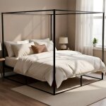 Lit � baldaquin batoni 200 x 200 cm