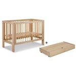 Bb - loisir - lit bébé 120x60cm avec tiroir couleur hêtre olive lit à barreaux amovible Bb - loisir - lit bébé 120x60cm avec tiroir couleur hêtre olive lit à barreaux amovible
