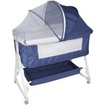 Lit b�b� berceau cododo pour b�b� 0 - 36 mois - hauteur r�glable - matelas inclus