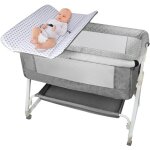 Lit b�b� berceau cododo pour b�b� 0 - 36 mois - hauteur r�glable - matelas inclus