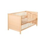 Lit bb volutif 70x140 - roba - rglable en hauteur - 3 barreaux amovibles - coins de transformation ...