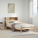 Lit biblioth�que sans matelas 90x190 cm bois de pin massif vidaxl