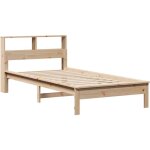 Lit biblioth�que sans matelas 90x190 cm bois de pin massif vidaxl