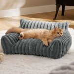 Lit pour chat d'int�rieur panier chien grande taille orthopedique canap� chiens imperm�able lavable avec ...