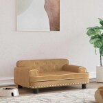 Lit pour chien marron 70x45x30 cm velours vidaxl Lit pour chien marron 70x45x30 cm velours vidaxl