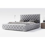 Lit coffre 160 x 200 paris - tête de lit chesterfiled, tissu velours, lit avec rangement - lit adulte ... Lit coffre 160 x 200 paris - tête de lit chesterfiled, tissu velours, lit avec rangement - lit adulte ...