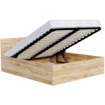 Lit coffre panama 120x190 - sommier inclus ch�ne