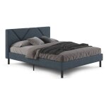 Lit demi - carr� hemera, sommier pour chambre, literie par chambre, support de matelas, adapt� � un matelas ...