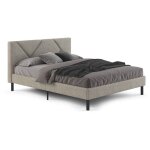 Lit demi - carr� hemera, sommier pour chambre, literie par chambre, support de matelas, adapt� � un matelas ...