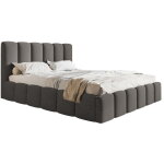 Lit double 180x200 palermo - lit avec rangement - lit design, lit adulte tissu bouclé (gris foncé - anthology ... Lit double 180x200 palermo - lit avec rangement - lit design, lit adulte tissu bouclé (gris foncé - anthology ...