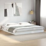 Design in - lit double, lit adulte, cadre de lit blanc 180x200 cm bois d'ing�nierie cfw44270 cfw158323 ...