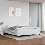Design in - lit double, lit adulte, cadre de lit blanc 180x200 cm similicuir795770 cfw458574