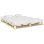 Design in - lit double, lit adulte, cadre de lit de palette bois de pin massif 180 x 200 cm369508 Design in - lit double, lit adulte, cadre de lit de palette bois de pin massif 180 x 200 cm369508