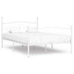 Design in - lit double, lit adulte, cadre de lit et sommier à lattes blanc métal 140 x 200 cm275275 cfw142040 ... Design in - lit double, lit adulte, cadre de lit et sommier à lattes blanc métal 140 x 200 cm275275 cfw142040 ...