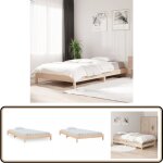 Lit empilable sans matelas 80x200 cm bois de pin massif - lit superposé - lit enfant - meuble chambre ... Lit empilable sans matelas 80x200 cm bois de pin massif - lit superposé - lit enfant - meuble chambre ...