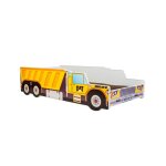 Lit enfant camion benne avec matelas et sommier inclus - 140 cm x 70 cm