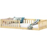 Idimex - lit enfant gustavo type montessori, couchage 90x190 cm, en pin massif naturel