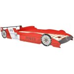 Lit enfant lit voiture de course / 90 x 200 cm rouge Lit enfant lit voiture de course / 90 x 200 cm rouge