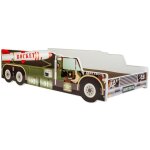 Lit enfant voiture fus�e 160x80, avec matelas et sommier, multicolore pour gar�on, pour chambre d'enfant ...