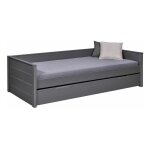 Paris prix - lit gigogne 1 tiroir & sommier 'dream' 90x200cm gris