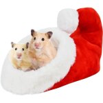 Lits pour hamsters sur le thme de nol, chaussures de pre nol  motifs animaux, cachettes, grottes ...